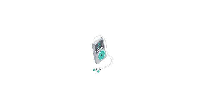 iPod Music Exercise Animation