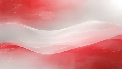 Abstract red background with flowing waves, a smooth gradient design