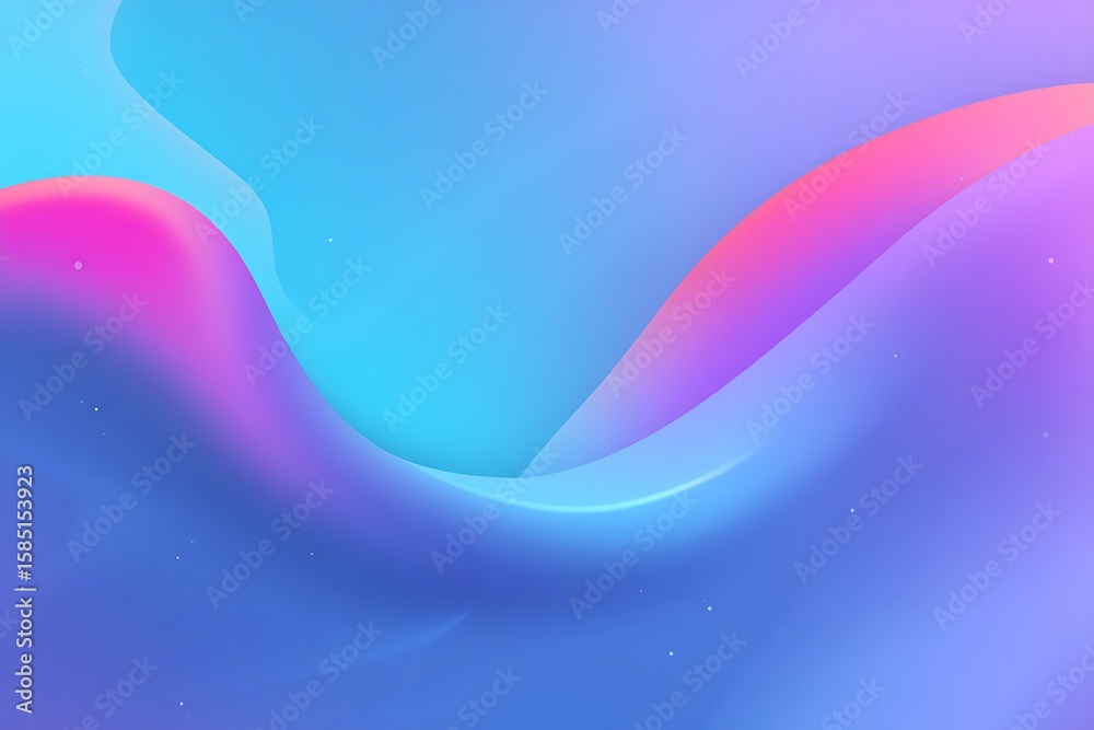Poster vibrant gradient waves create a mesmerizing abstract background with soft colors and subtle sparkle 
