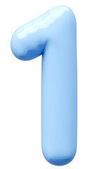 3D画像_風船_1_水色