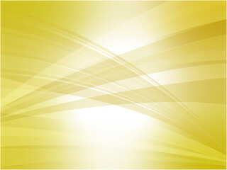 Bright Yellow Abstract Background with Flowing Curves