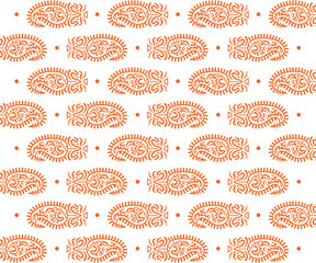 Paisley Flower Design Pattern, background, texture, fabric, paper print.