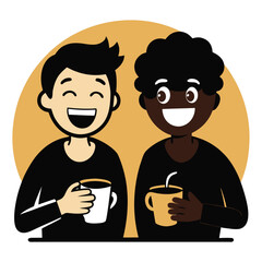 The Art of Connection: A Friendship Day Vector Set
