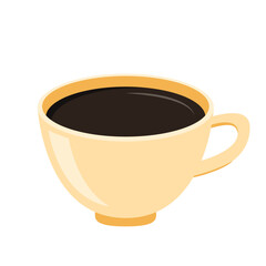 coffee cup vector on white background. wallpaper. logo design.