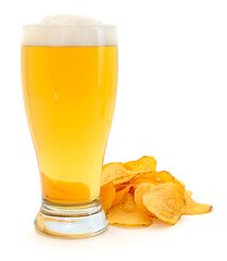 Beer with chips