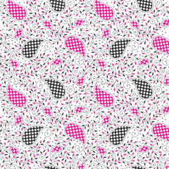 Paisley Flower Design Pattern, background, texture, fabric, paper print.