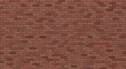 Red Brick Wall Texture Background for Construction or Design