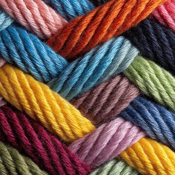 Colorful yarn texture background. Ideal for textile, craft, and fashion projects.  Great for websites, blogs, and social media.