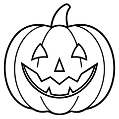 Jack-o’-Lantern vector design featuring festive, creepy symbols. Perfect for seasonal decor, invites, and digital art.