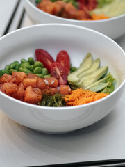 Homemade poke bowl 