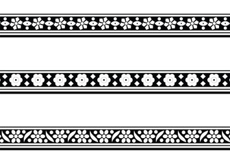 Trendy Stylish Design Border, textile border, Embroidery,