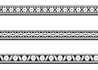Trendy Stylish Design Border, textile border, Embroidery,