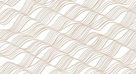 Fototapeta premium Elegant Wavy Lines: A mesmerizing interplay of delicate, flowing lines creates a sense of calm, rhythmic movement, making a visual statement suitable for any project.