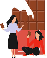 Chocolate Day Illustration
