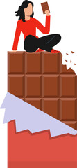 Chocolate Day Illustration