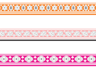 Trendy Stylish Design Border, textile border, Embroidery,