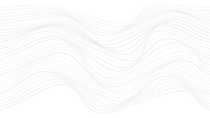 ABSTRACT WAVY LINES BLUE PURPLE ORANGE PINK PASTEL FLAT COLOR PATTERN BACKGROUND. GOOD FOR POSTER, WALLPAPER, COVER, FRAME, FLYER, SOCIAL MEDIA, GREETING CARD