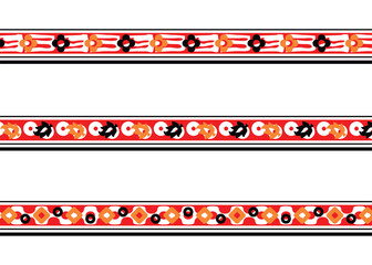 Fabric Border Design , Embroidery, Frame.