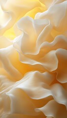 Obraz premium Abstract Gold Waves Textile Backdrop with Monochrome Colors Evoking Warm Energy and Elegance