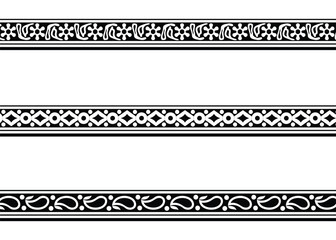 Fabric Border Design , Embroidery, Frame.