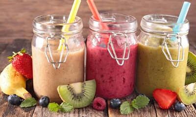 fruit juice and fruits