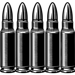 bullet (linocut style)