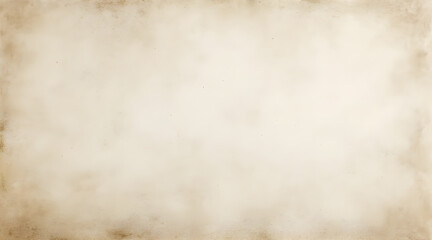 Aged parchment paper texture with subtle stains and a distressed vintage border creating a warm antique background effect