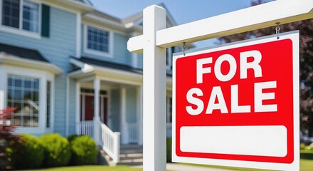 Fototapeta premium House For Sale Real Estate Listing