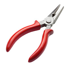Obraz premium red pliers isolated on white