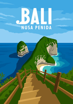 Bali nice place in world with beach and island paradise
