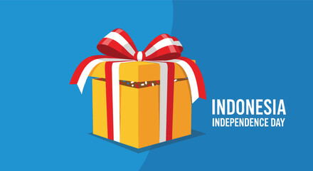 Indonesia Independence Day Patriotic Gift Box Celebration