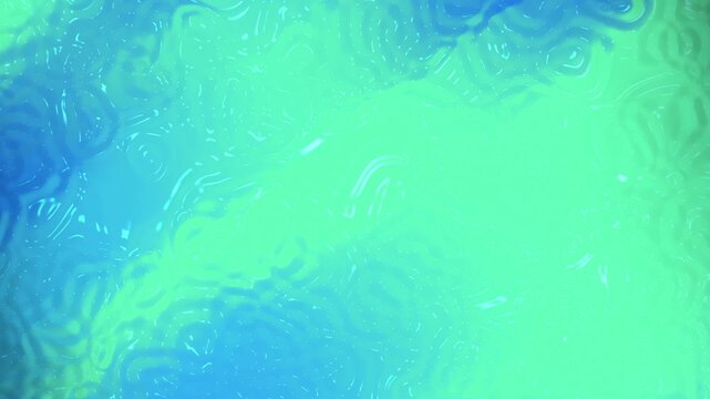 Flujo ondulante de tonos turquesa y verde menta