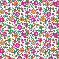Flower Design pattern, floral pattern, texture, background, fabric.