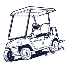 Golf cart with canopy vehicle transportation