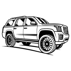 Luxury S U V vehicle luxury SUV automotive