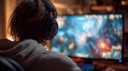 Fototapeta premium Slow internet connection leads to laggy gameplay, delayed responses, and disrupted online gaming, diminishing player performance and fun. 