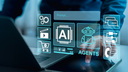 AI Agents Business Analyze Businesses Together
with Al Assistants to Perform Tasks That Suit Their
Goals, Such as Work, Education, Data Analysis, Sales,
Content Creation, Payroll Processing, etc.