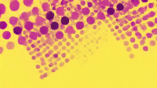 Abstract vibrant yellow and purple pattern