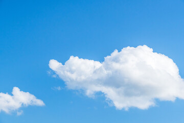 夏の空　澄んだ青空と雲215