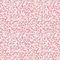 Flower Design Pattern, background, texture, fabric print.