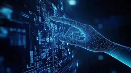 Give me a professional & sleek infograhic based on this content . Empowering Your Financial Life with Tech & Trust Hybrid Expertise â€¢ What?: Fusion of AI precision and human insight. â€¢ Why?: Tailo