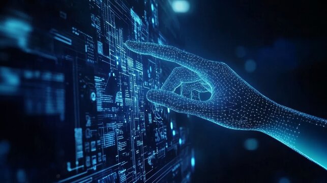 Give me a professional & sleek infograhic based on this content . Empowering Your Financial Life with Tech & Trust Hybrid Expertise â€¢ What?: Fusion of AI precision and human insight. â€¢ Why?: Tailo