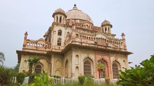 Beautiful architecture of Maqbara (Tomb) of Saadat Ali Khan in Lucknow, India.