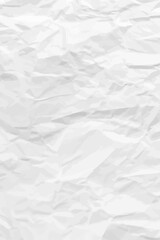 White clean crumpled paper