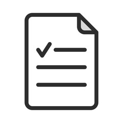Approved Document Icon Check Mark Complete Symbol