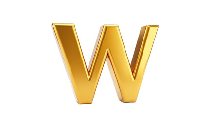 Golden letter w on white 1. featuring W, letter, alphabet and more in a creative and professional design.