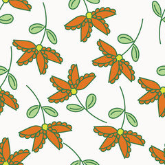 digital printing textile pattern wallpaper flower allover