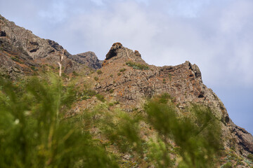 Fototapeta premium Volcanic mountains of Teno, Tenerife
