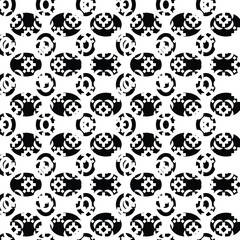 Geometric pattern, floral pattern, background, texture, wallpaper, fabric print.