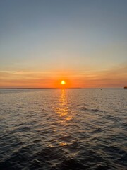 Obraz premium sunset over the sea NT
